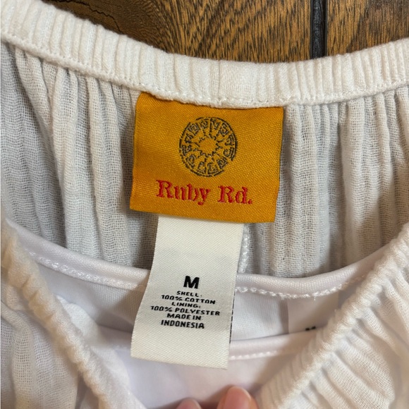 Ruby Rd. Ivory Textured Dress - Picture 3 of 4